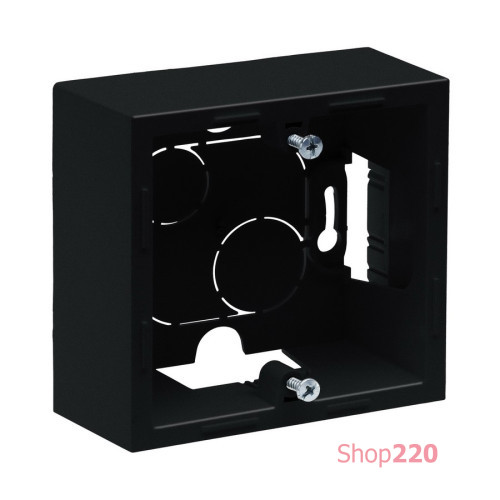 Коробка накладного монтажа 1 пост, черный, Suno Legrand 721494