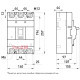 Силовой автоматический выключатель 3р, 320А, e.industrial.ukm.400S.320 Enext i0010035