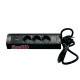 Угловая мебельная розетка с USB А+С, ElectroHouse EH-AR-308