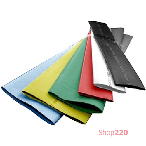 Термоусадочная трубка 120/60, 1м, черная, e.termo.stand.120.60.black Enext s024179
