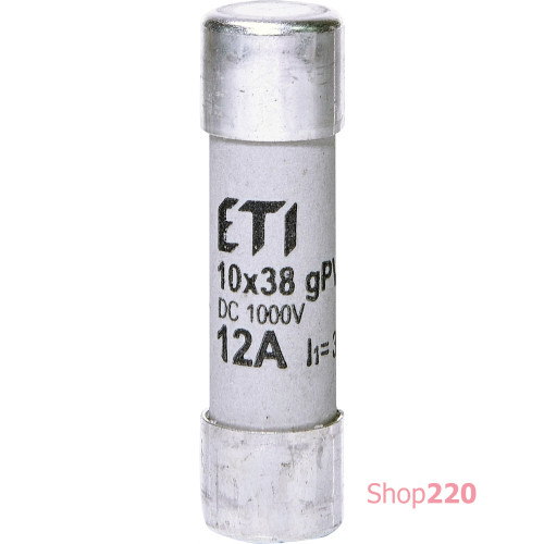 Предохранитель 12А gPV 10x38, ETI 2625077