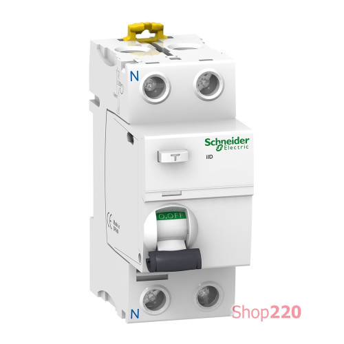УЗО селективное 100А, 300мА S, 2 полюса, тип А, iID Acti9 Schneider Electric A9R25291