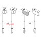 Розетка USB тип А+С в мебель, черный, Versapick ASA ASA-060.29Z.00037