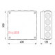 Монтажная коробка 400х350, IP55, e.db.pro.400.350.120 Enext p016011