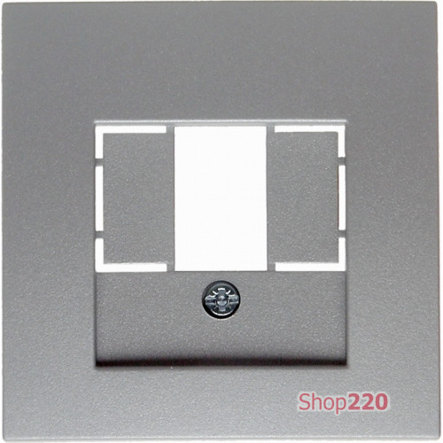 Накладка для аудио и USB розеток, алюминий, S.1 Berker 10331404