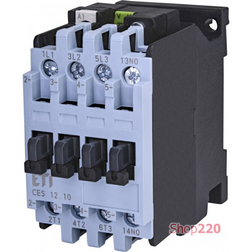 Контактор CES 12.10 (5,5 kW) 230V AC ETI 4646522