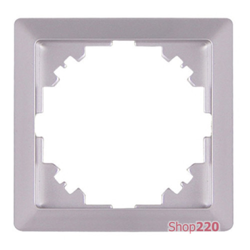 Рамка 1-местная, алюминий, e.lux.10024L.1.fr.aluminium Enext ins0040089
