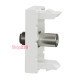 Розетка Coaxial F-type, белый, 1 модуль, Unica New Schneider NU346818