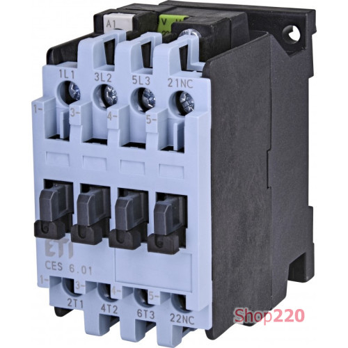Контактор CES 6.01 (2,2 kW) 230V AC ETI 4646506