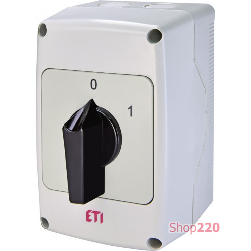 Переключатель нагрузки "0-1" 40А, 3 полюса, IP65, CS 40 10 PNG ETI 4773167