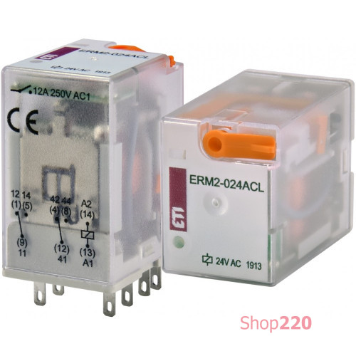 Электромеханическое реле ERM2-024ACL 2p ETI 2473003