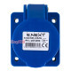 Силовая встраиваемая розетка 3п., 230В, 16А, e.socket.pro.3.16.wall Enext p012010