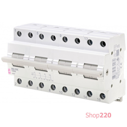 Переключатель нагрузки 1-0-2, 100A 4p, SSQ 4100 ETI 2421448