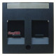 Центральная панель RJ12/RJ45 с заслонкой от пыли с полем для надписи, антрацит, S.1 Berker 11811606