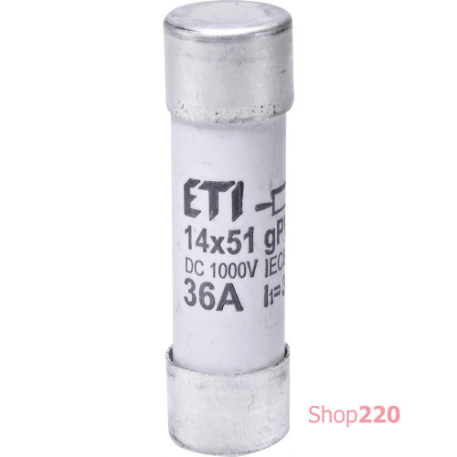 Предохранитель 32А gPV 14x51, 1000В, ETI 2637111