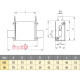 Сверхбыстрый предохранитель M000 125A 690V gS (100kA) для частотного преобразователя (aR+gL) ETI 4721249