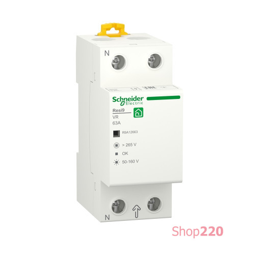 Реле напряжения 63А Resi9, R9A12663 Schneider Electric