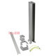 Колонна для розеток напольная, высота 68 см, алюминий, Snap-On Legrand 653024