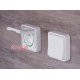 Розетка электрическая 220В, накладная IP55, белый, Mureva Styl Schneider MUR39034