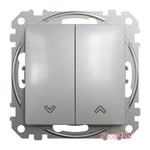 Кнопка для жалюзи, алюминий, Sedna Design SDD113114