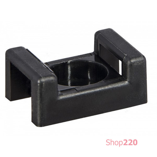 Площадка для хомутов 22x16.5x9.5, отв. d=5.8мм, CTH-2C черная (100 шт.) A0150090106