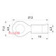 Изолированный наконечник 0.5-1.5 кв.мм, синий, 100шт, e.terminal.stand.rv1.1,25.6.blue Enext s1036011