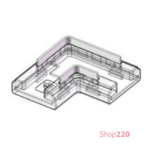 Коннектор угловой C-2PIN-8MM-L IP20 (для COB-ленты) Rishang