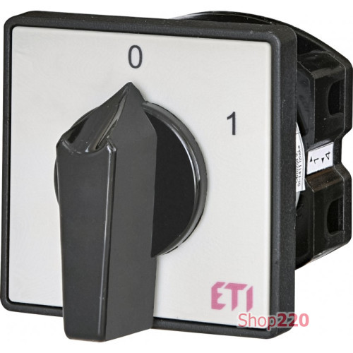 Переключатель CS 40 91 U (2p_"0-1"_с/ч_ 40A) ETI 4773012