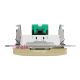Компьютерная розетка RJ45 кат. 5е UTP, береза, Sedna Design SDD180451