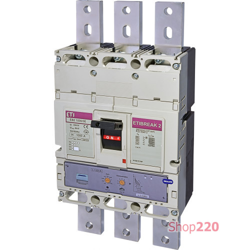 Силовой автомат 1000 А, 3-фазный, EB21000/3E ETIBREAK 2 ETI 4672220