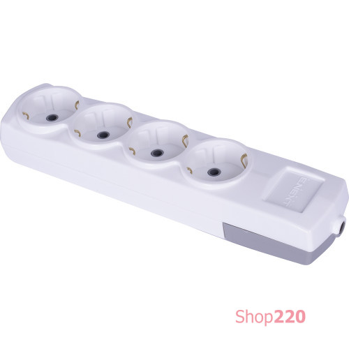 Колодка 4 гнезда, с заземлением, etes.4.z Enext s042103