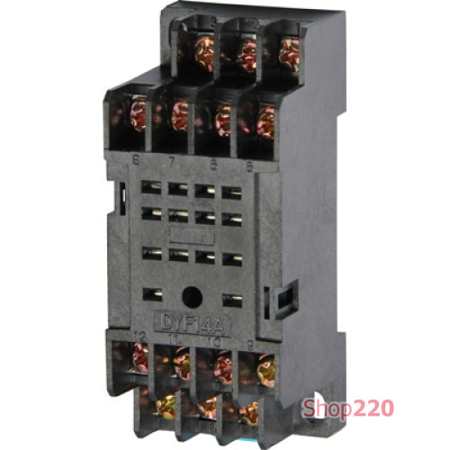 Разъем модульный для промежуточного реле 3А на 4 группы контактов, e.control.p34s Enext i.pif.14a