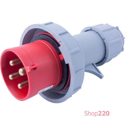 Силовая вилка переносная 4п., 400В, 32А, IP67, e.plug.024.32.67 Enext i082005