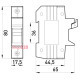 Держатель предохранителей 10х38 до 32А, 1 полюс, на дин-рейку, e.fuse.1038.h1 Enext i0300001