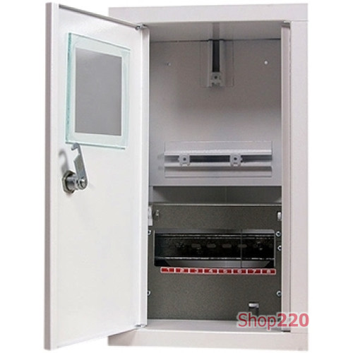Корпус для 1ф. счетчика + 8 модулей, встраиваемый, e.mbox.stand.w.f1.08.z Enext s0100004