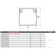 Короб пластиковый 60х60 мм, e.trunking.stand.60.60 Enext s033018