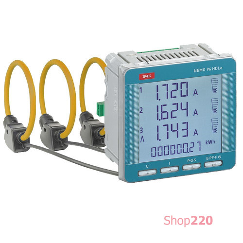 Анализатор сети Nemo 96 HDLE+3 петли Роговские d-80 mm IME