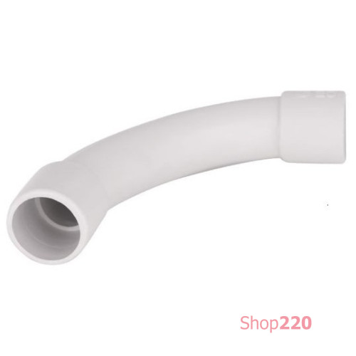 Соединитель плавный угловой для труб d16мм MUTLUSAN, e.pipe.angle.large.stand.m.16u Enext s1035208u