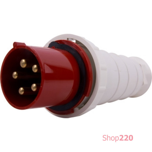 Силовая вилка переносная 5п., 380В, IP67, 125А, e.plug.pro.5.125 Enext p011012
