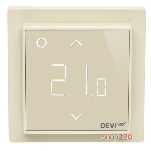 Терморегулятор Devireg Smart с Wi-Fi, слоновая кость, 140F1142 Devi