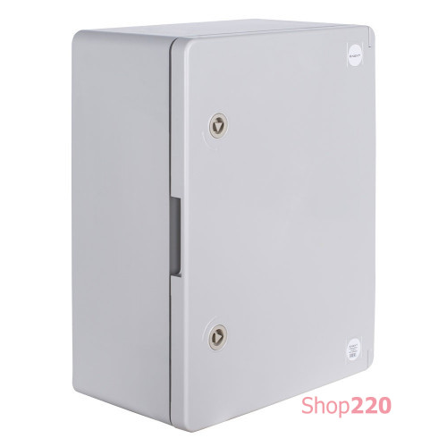 Корпус из ABS-пластика с непрозрачной дверцей 400x300x210мм IP65, e.plbox.pro.p.40.30.21 ENEXT p084104