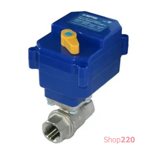 Кран шаровой с электроприводом Neptun Bugatti Pro 220 В 3/4"