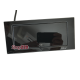 Вращающийся блок розеток 220В+USB EVOline BackFlip, черное стекло