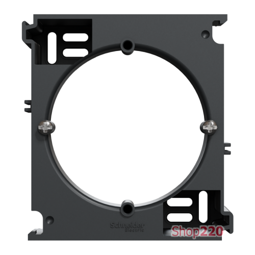 Коробка для накладного монтажа наборная, черный, Sedna Design SDD114902