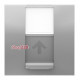 Розетка компьютерная RJ45, 6 UTP, алюминий, 2 модуля, Unica New Schneider NU341530
