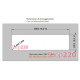 Вращающийся блок розеток 3х220В + USB тип А + С, белое стекло, Versaturn ASA 060.24F.00032