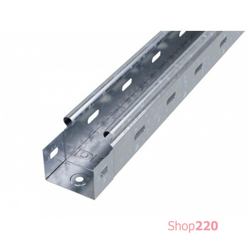 Лоток перфорированный 50х50 мм, оцинкованный, серия STANDART AMF 05-05-S