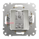 Розетка телевизионная конечная, береза, Sedna Design SDD180471