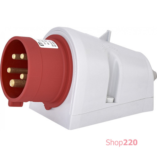 Вилка настенная с реверсом фаз 16A, 400V, 3P+N+PE, IP44 EPO-1653 ETI 4482064