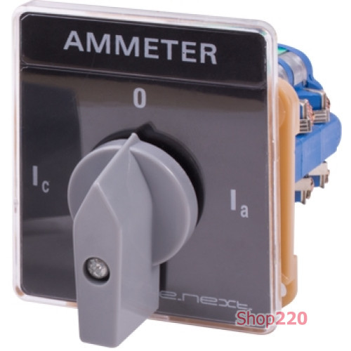 Переключатель амперметра щитовой 20А, e.switch.a20 Enext s064001